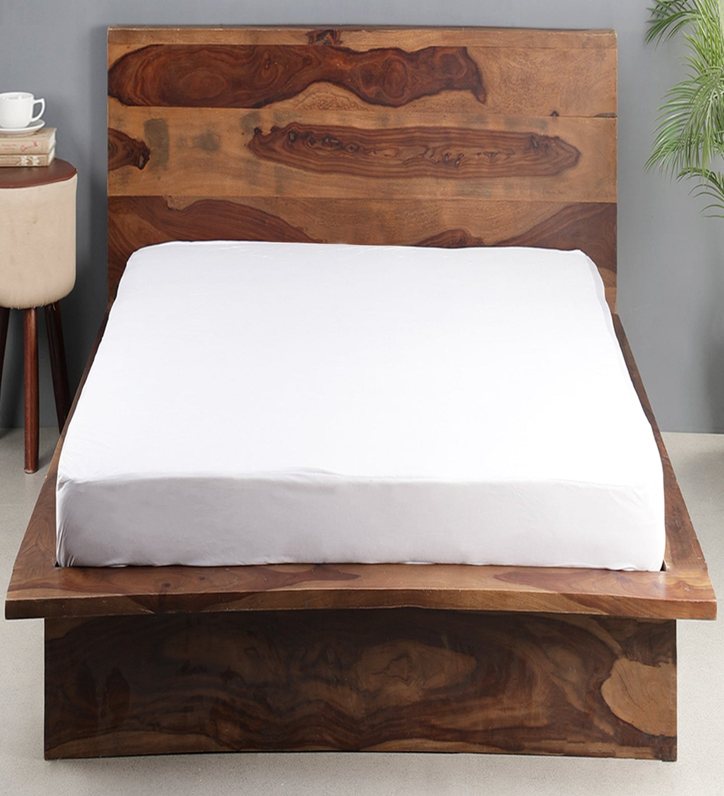 Waterproof Mattress Protector | Soft Breathable Terry Cotton Mattress Cover | 100% Waterproof | Dust & Spill Protection | Elastic Fitted