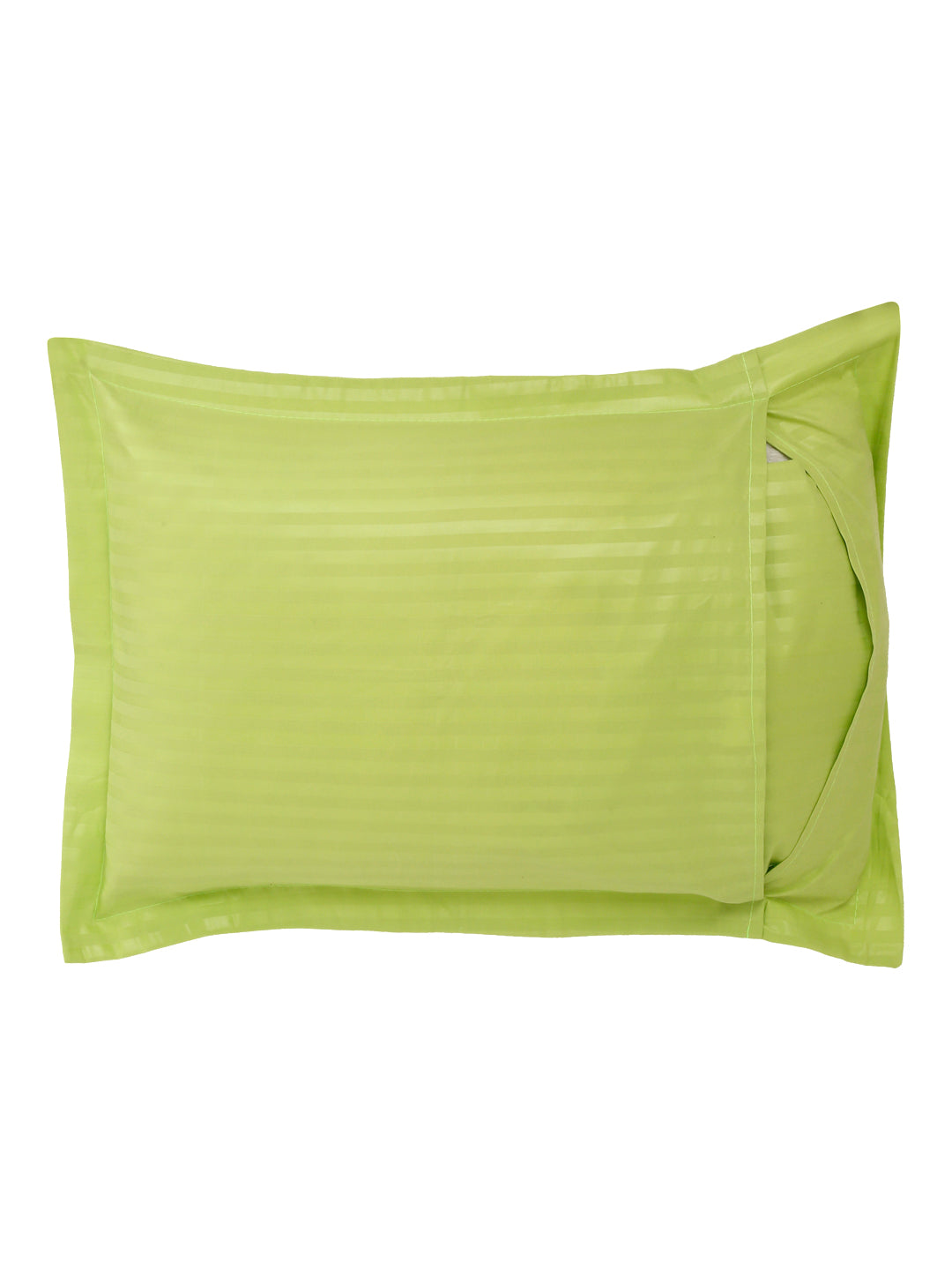 Striped Cotton Pillow Covers with Zip Closure (2 Pcs)