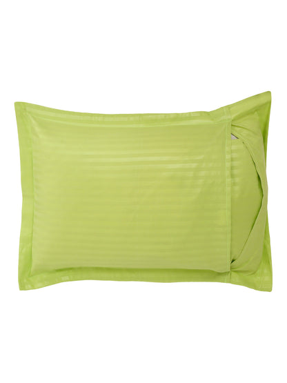 Striped Cotton Pillow Covers with Zip Closure (2 Pcs)