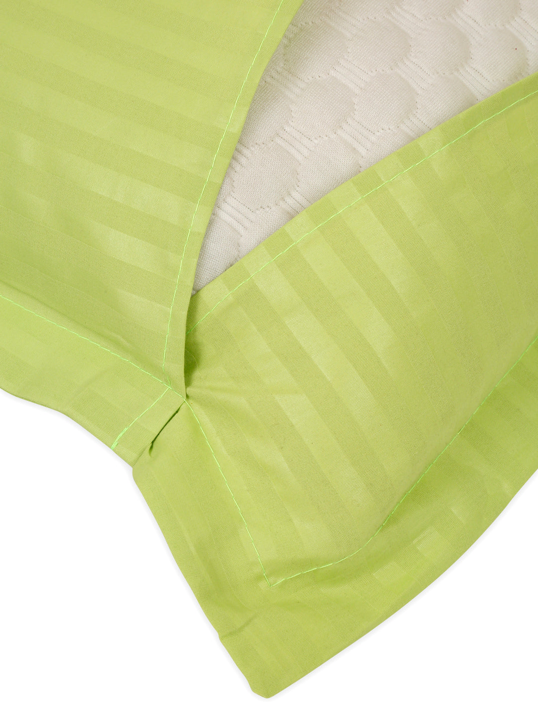 Striped Cotton Pillow Covers with Zip Closure (2 Pcs)