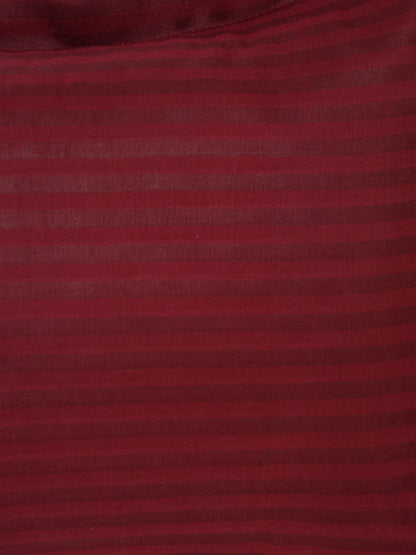 Striped Cotton Pillow Covers with Zip Closure (2 Pcs)