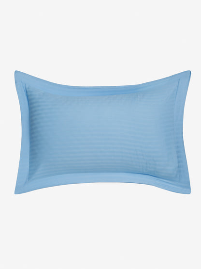 Striped Cotton Pillow Covers with Zip Closure (2 Pcs)