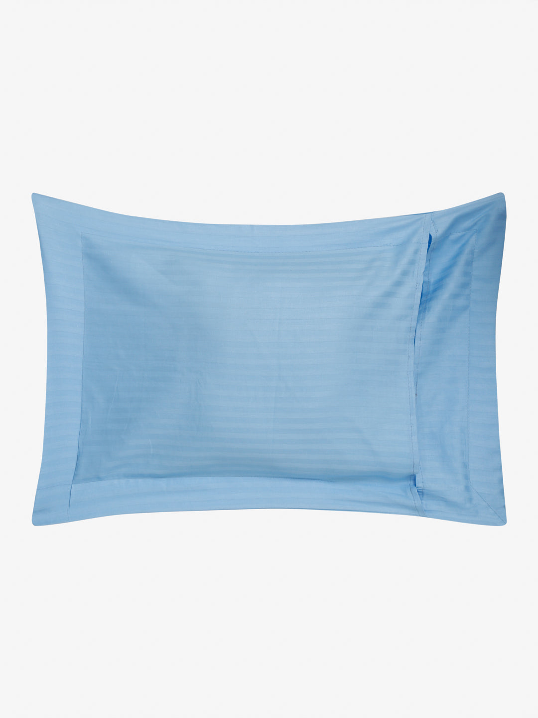 Striped Cotton Pillow Covers with Zip Closure (2 Pcs)