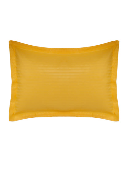 Striped Cotton Pillow Covers with Zip Closure (2 Pcs)