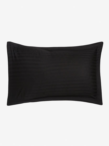 Striped Cotton Pillow Covers with Zip Closure (2 Pcs)