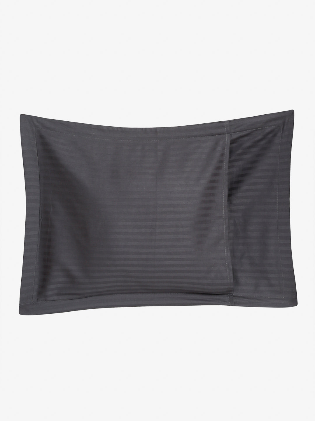Striped Cotton Pillow Covers with Zip Closure (2 Pcs)