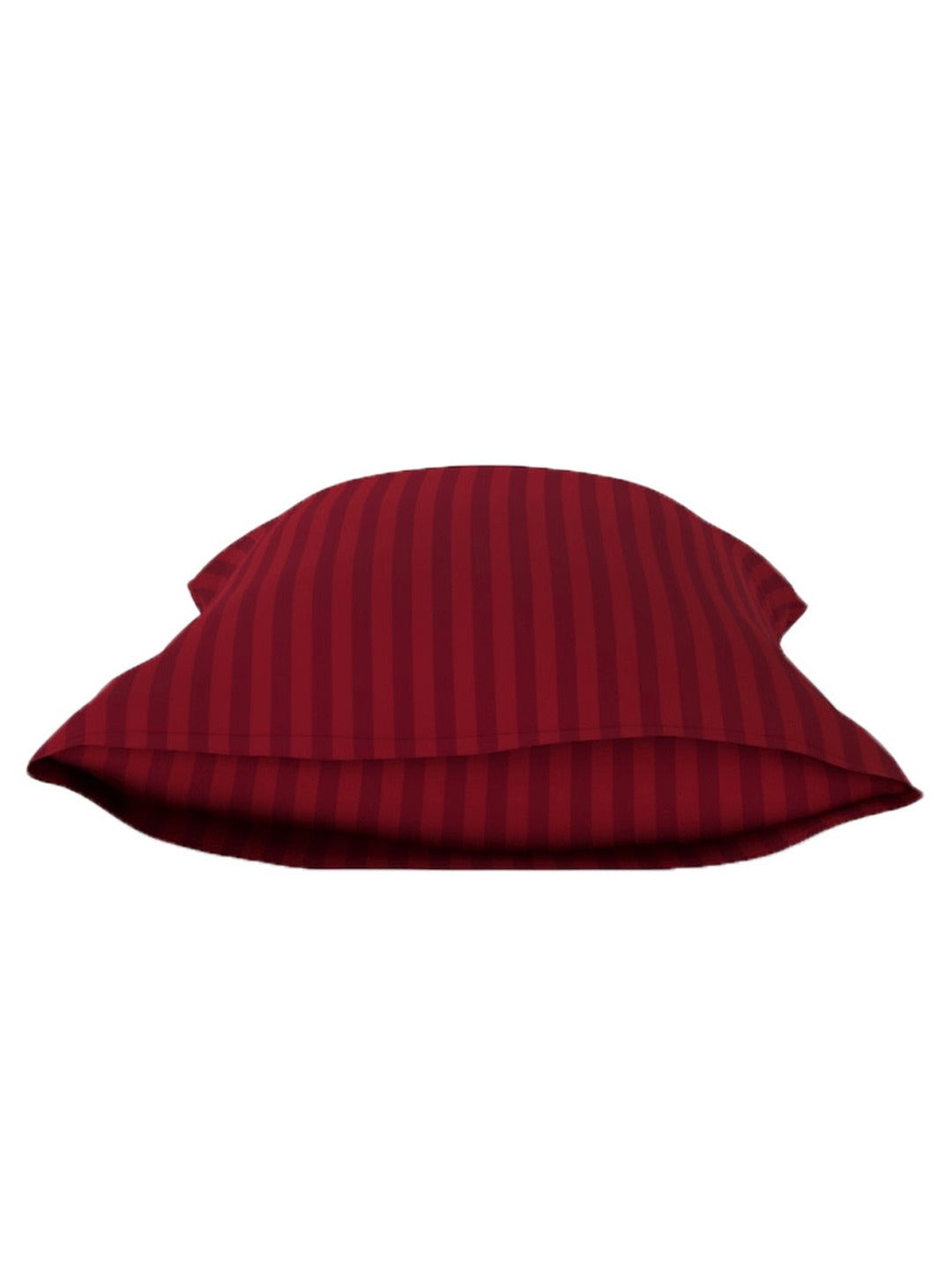 Striped Cotton Pillow Covers with Zip Closure (2 Pcs)