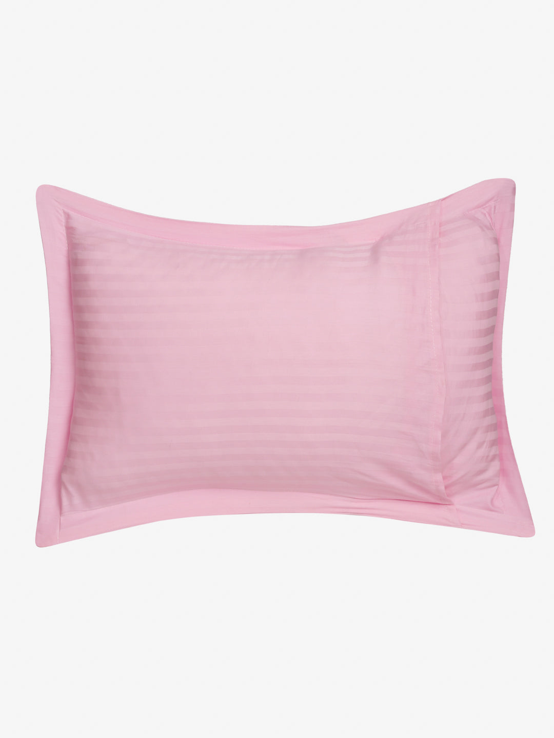 Striped Cotton Pillow Covers with Zip Closure (2 Pcs)