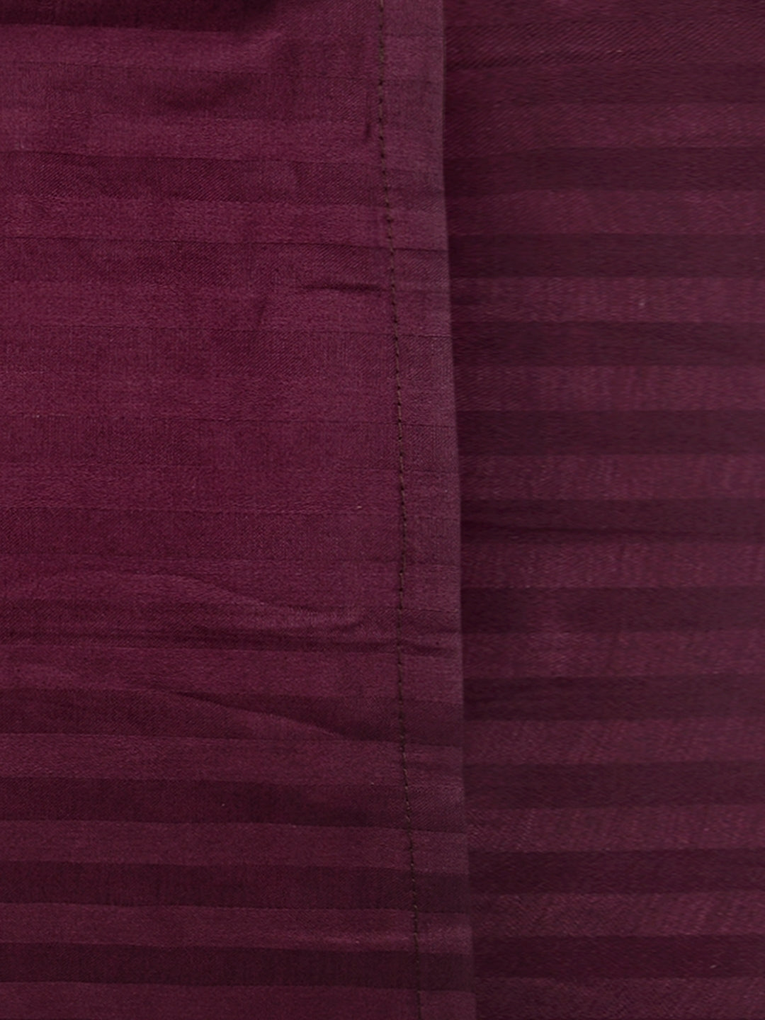 Striped Cotton Pillow Covers with Zip Closure (2 Pcs)