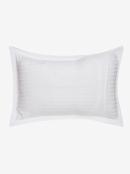 Striped Cotton Pillow Covers with Zip Closure (2 Pcs)