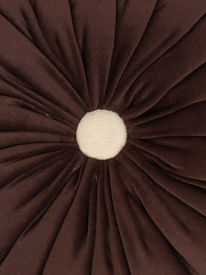 SOFT VELVET SELF DESIGNED REVERSIBLE DECORATIVE CUSHIONS ( 14 X 14 INCH )