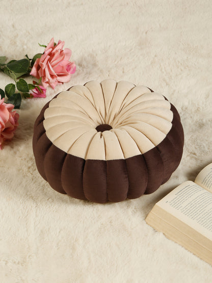 SOFT VELVET SELF DESIGNED REVERSIBLE DECORATIVE CUSHIONS ( 14 X 14 INCH )