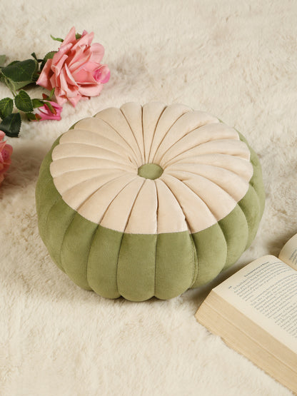 SOFT VELVET SELF DESIGNED REVERSIBLE DECORATIVE CUSHIONS ( 14 X 14 INCH )
