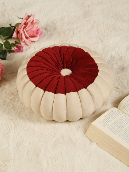 SOFT VELVET SELF DESIGNED REVERSIBLE DECORATIVE CUSHIONS ( 14 X 14 INCH )