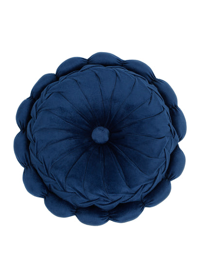 SOFT VELVET SELF DESIGNED REVERSIBLE DECORATIVE CUSHIONS ( 14 X 14 INCH )