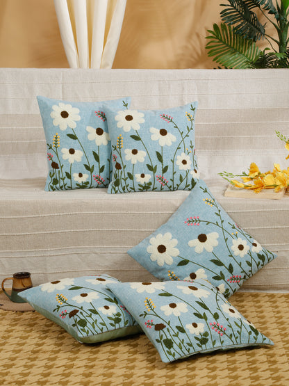 Pure Cotton Hand Crafted Cushion Covers 16 X 16 inches