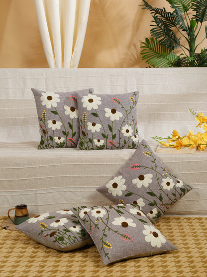 Pure Cotton Hand Crafted Cushion Covers 16 X 16 inches