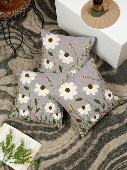 Pure Cotton Hand Crafted Cushion Covers 16 X 16 inches