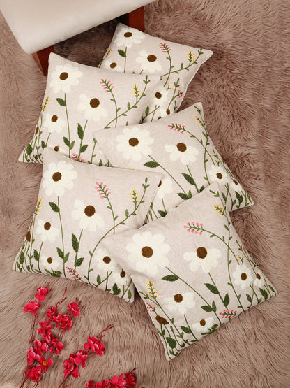 Pure Cotton Hand Crafted Cushion Covers 16 X 16 inches