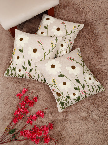 Pure Cotton Hand Crafted Cushion Covers 16 X 16 inches
