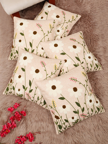 Pure Cotton Hand Crafted Cushion Covers 16 X 16 inches