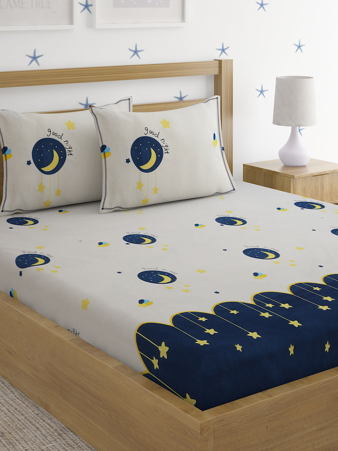 Soft Polycotton Kids Bedsheet Set – Playful & Comfortable