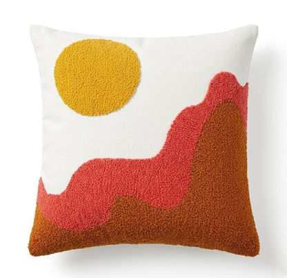 PURE COTTON HAND TUFTED TRADITIONAL CUSHION COVERS ( 16 X 16 INCH )
