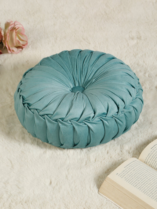 SOFT VELVET SELF DESIGNED REVERSIBLE DECORATIVE CUSHIONS ( 14 X 14 INCH )