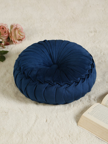 SOFT VELVET SELF DESIGNED REVERSIBLE DECORATIVE CUSHIONS ( 14 X 14 INCH )
