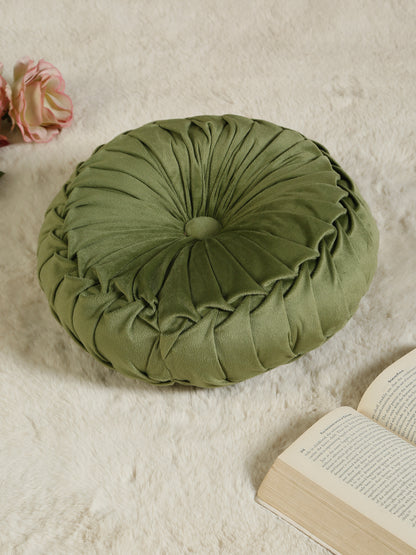 SOFT VELVET SELF DESIGNED REVERSIBLE DECORATIVE CUSHIONS ( 14 X 14 INCH )