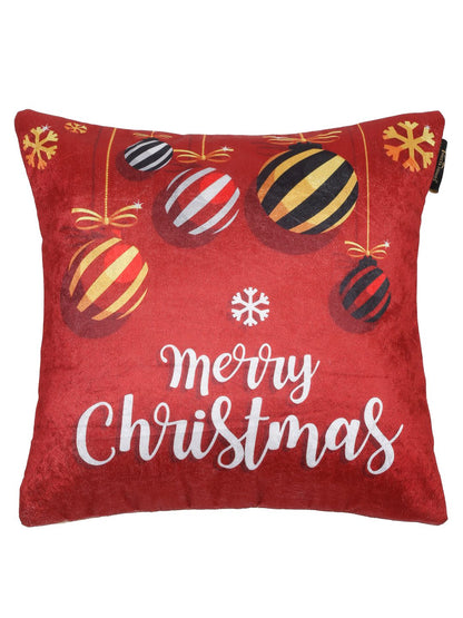 Soft velvet , Abstract Red & White  ,pack of 2 , zipper image 1