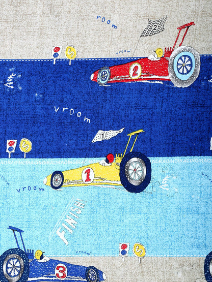Hosta Homes Racing Car Multicolored Kids Bed Sheet With Pillow Covers image 2