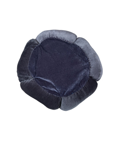 HOSTA HOMES Set Of 2 Grey  Blue Flower Shaped Cushions image 3