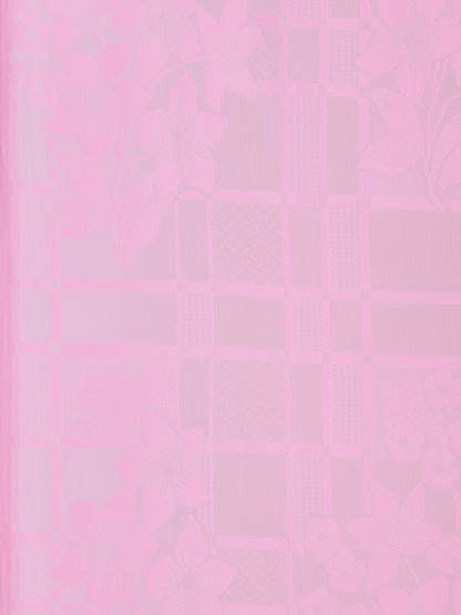 Checkered Floral Design XL Door Curtain Pack of 4 image 3