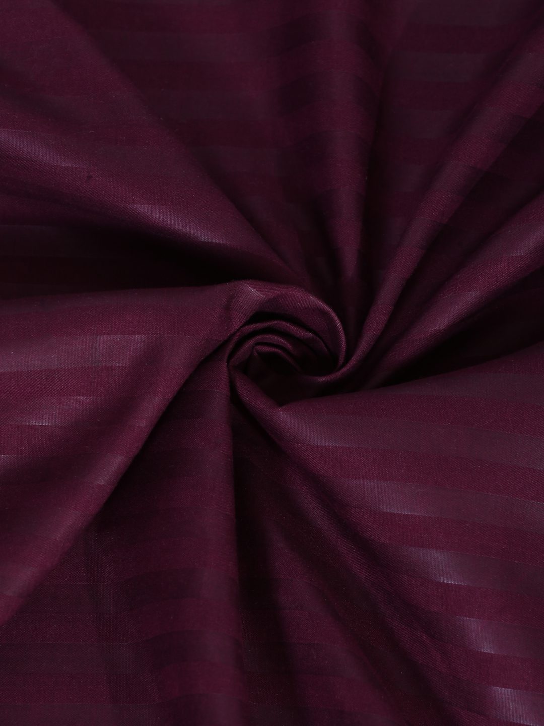 HOSTA HOMES Purple Striped 300 TC Fitted Single Bedsheet with 1 Pillow Covers image 3