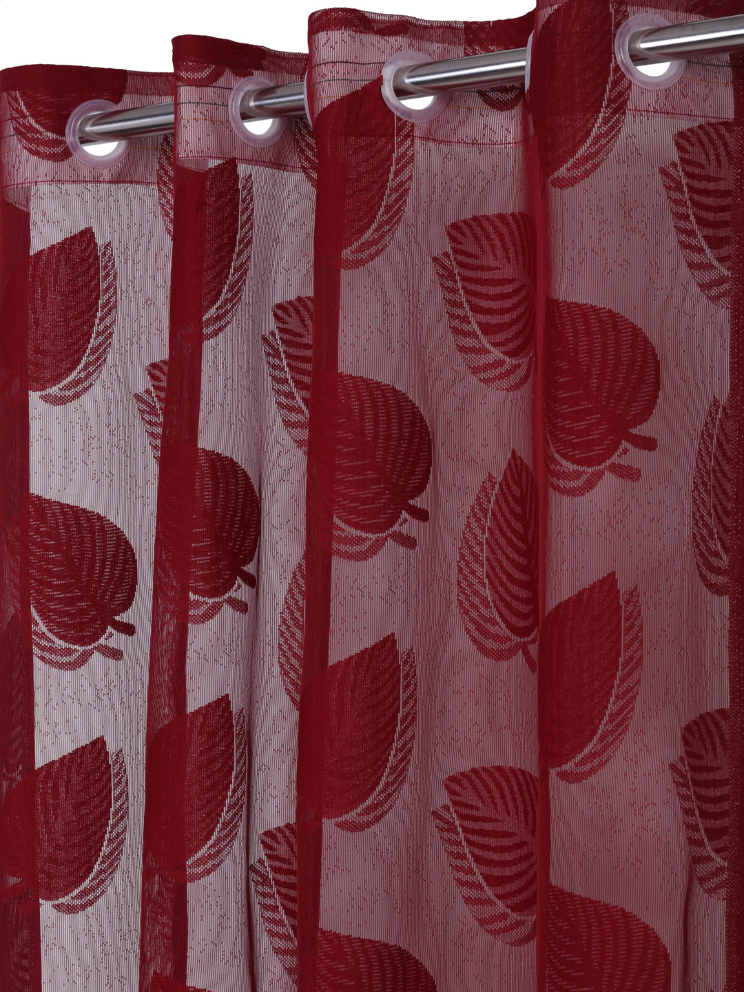 Floral Design Window Curtain Pack of 4 image 1