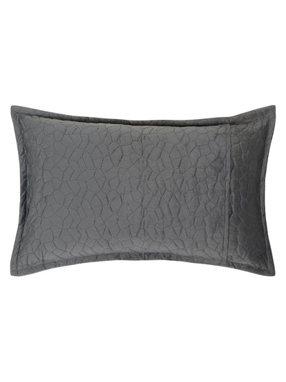 ULTRASONIC Poly velvet Geometric Pillow Covers (Pack of 2) by Hosta Homes image 3