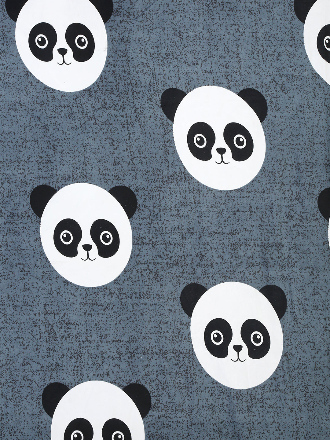 Hosta Homes Panda Cartoon Printed Kids Bed Sheet With Pillow Cover image 2