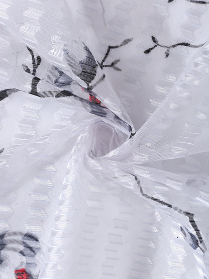 Floral Design Door Curtain Pack of 3 image 5