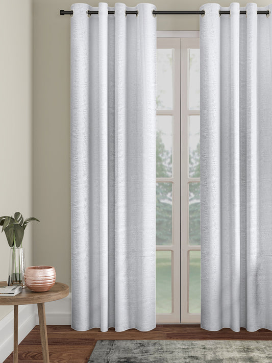 SELF TEXTURED BLACKOUT LONG DOOR CURTAIN PACK OF 1 BY HOSTA HOMES image 0