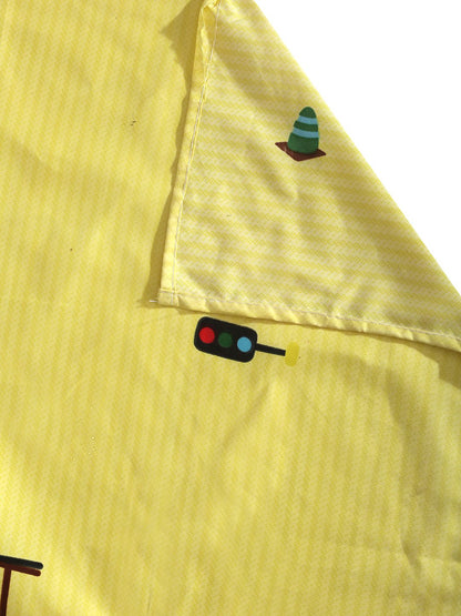 Hosta Homes Farmer Work Zone Multicolored Bed Sheet With Pillow Covers image 4