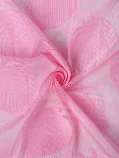 Floral Design Window Curtain Pack of 2 image 4