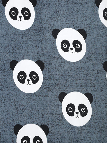 Hosta Homes Panda Cartoon Printed Kids Bed Sheet With Pillow Covers image 2