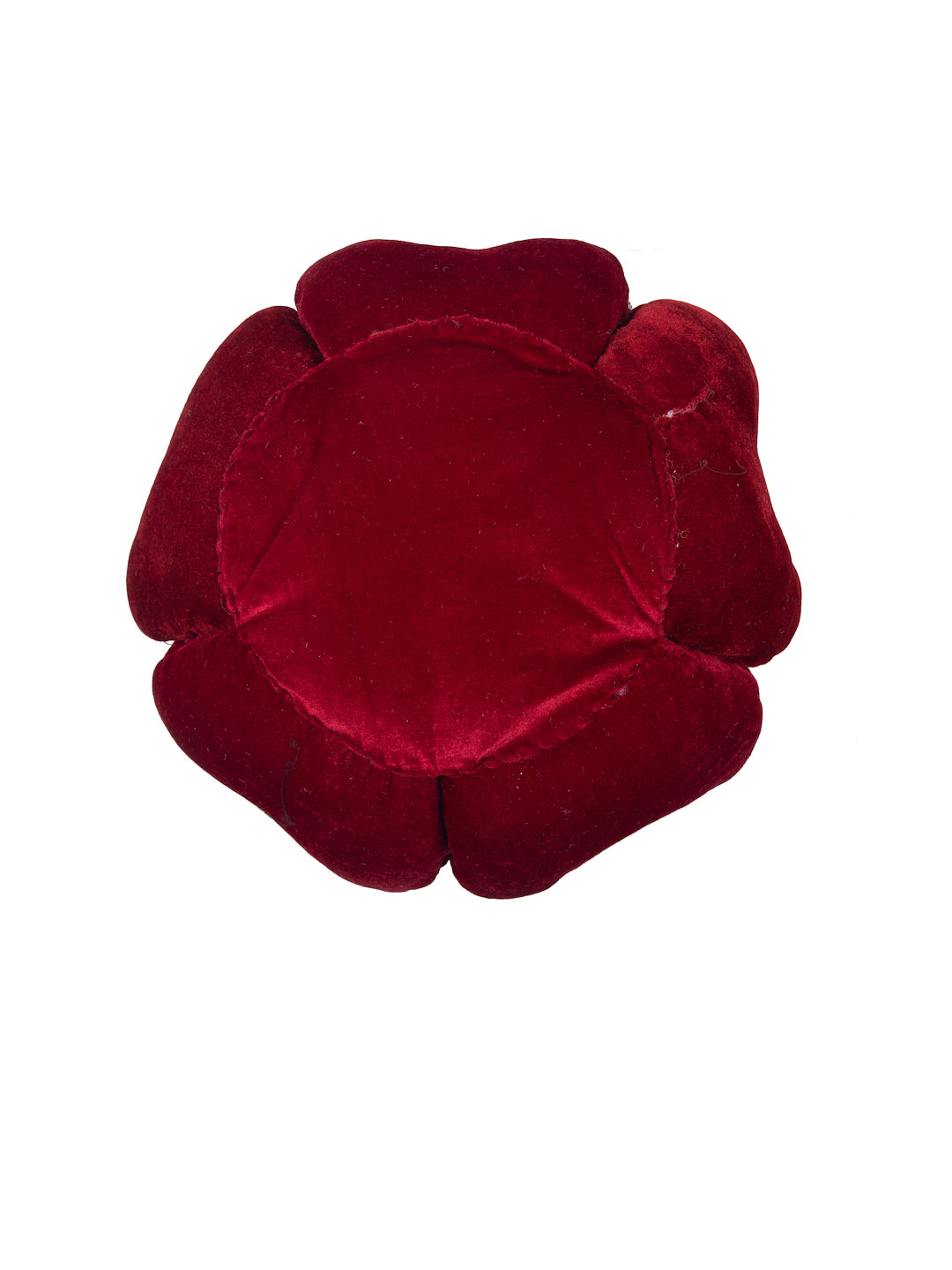 HOSTA HOMES Set Of 2 Maroon  Yellow Flower Shaped Cushions image 3