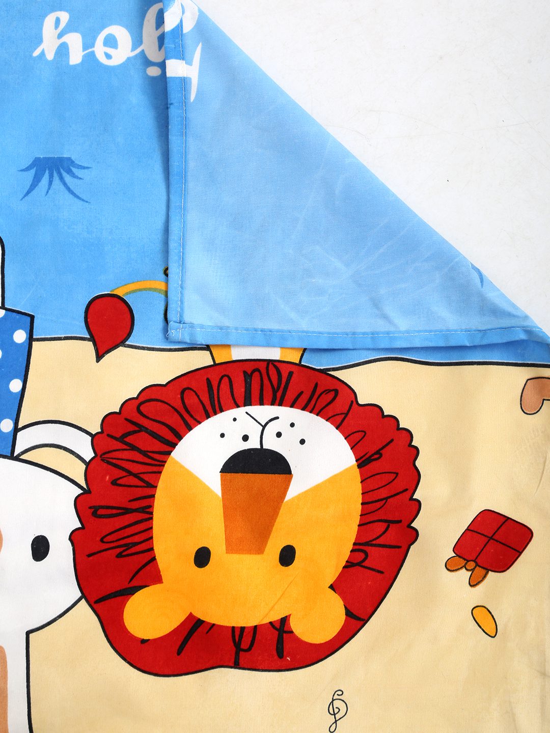 Hosta Homes Animal Printed Multicolored Bed Sheet With Pillow Covers image 4