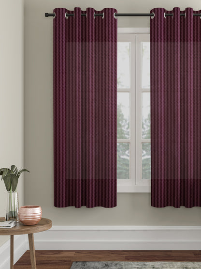 Geometric Design Window Curtain Pack of 1 image 0