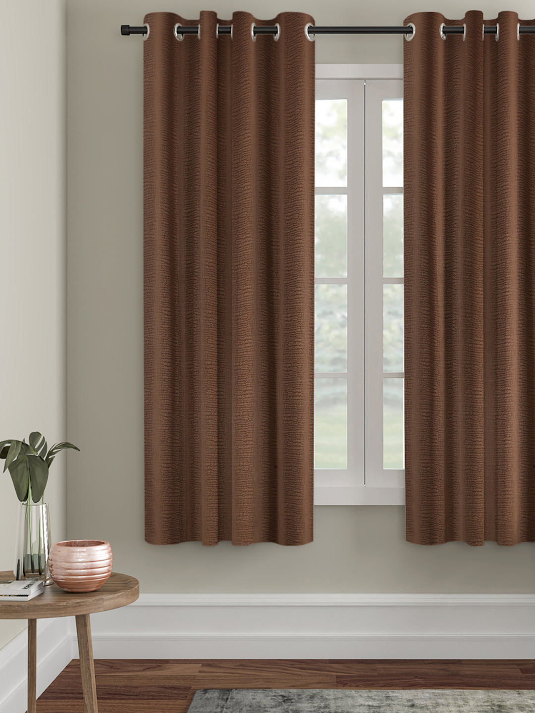 SELF TEXTURED BLACKOUT WINDOW CURTAIN PACK OF 1 BY HOSTA HOMES image 0