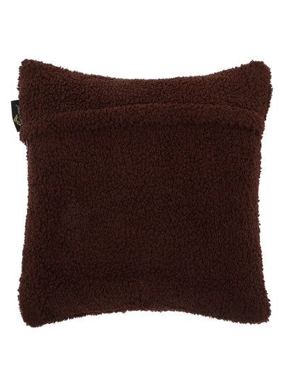 SOFT FUR SOLID PATTERN CUSHION COVERS image 3