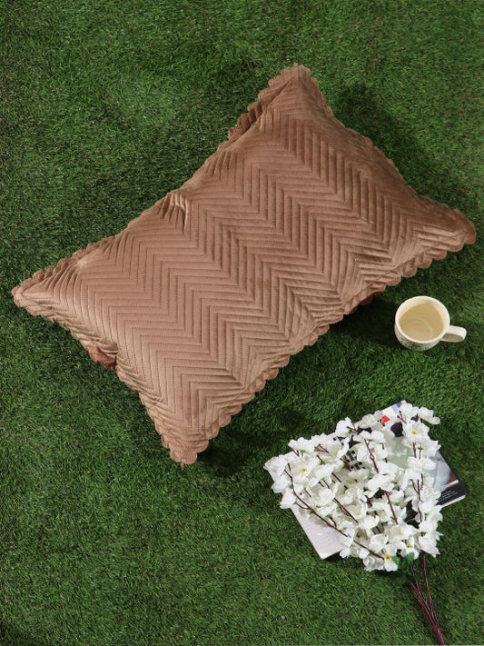Brown Velvet Rectangle Pillow Cover