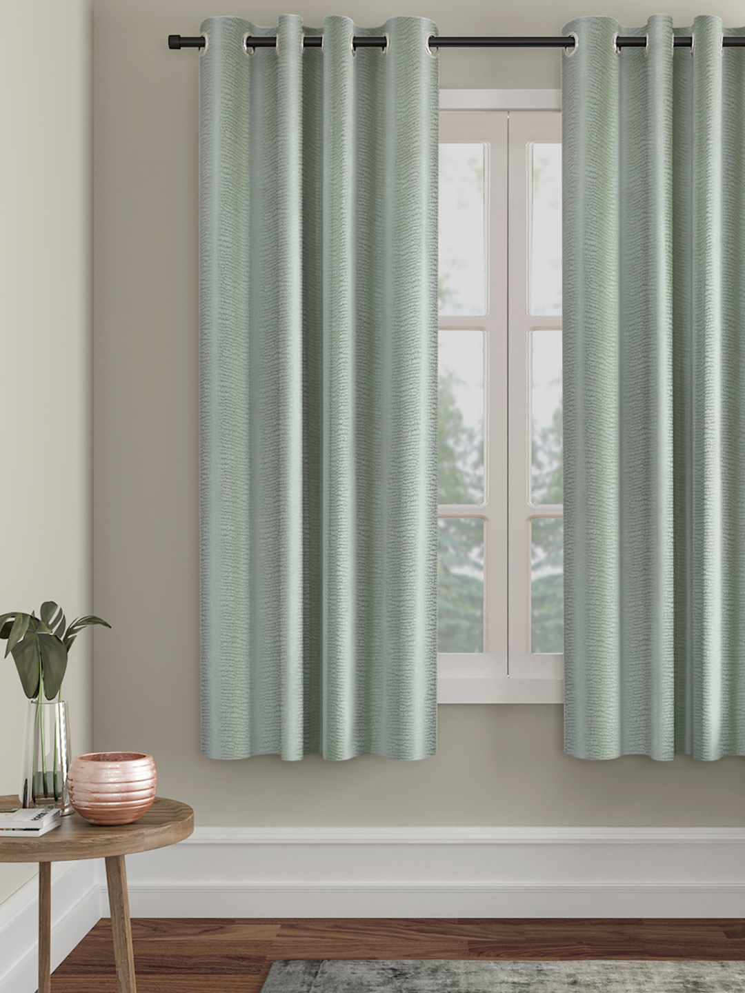 SELF TEXTURED BLACKOUT WINDOW CURTAIN PACK OF 1 BY HOSTA HOMES